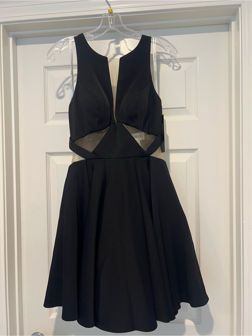 NWT Sherri Hill Black Cutout Dress